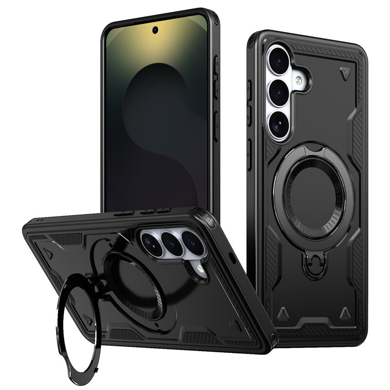 Husa Hybrid Armor » Samsung S26 (S942), MagRing, MultiAngle, BLACK