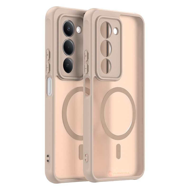 Husa MagFrost Pro » Xiaomi Redmi 15C [173], Matte MagSafe, Frosted GOLD