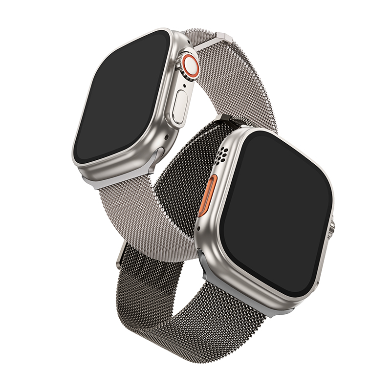 Hoco (AS101) » Curea iWatch (42/44/45/49mm) Milanese, Metall - GRAY