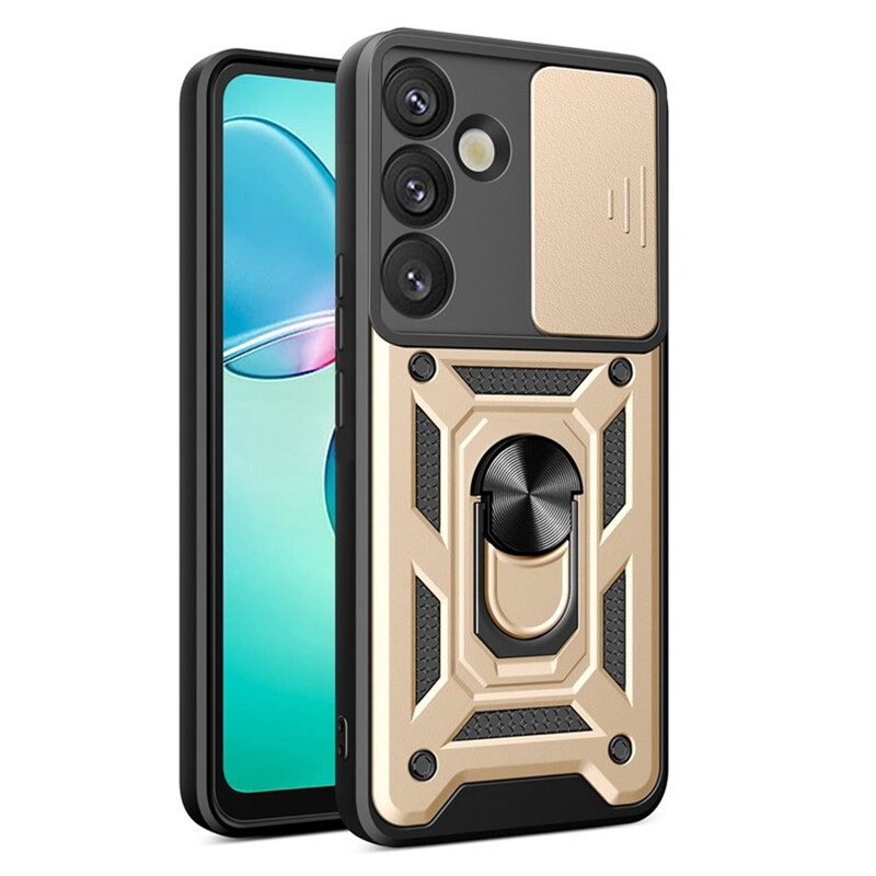 Husa Armor » Samsung A57 (A576), CamSlide, Ring Stand, GOLD