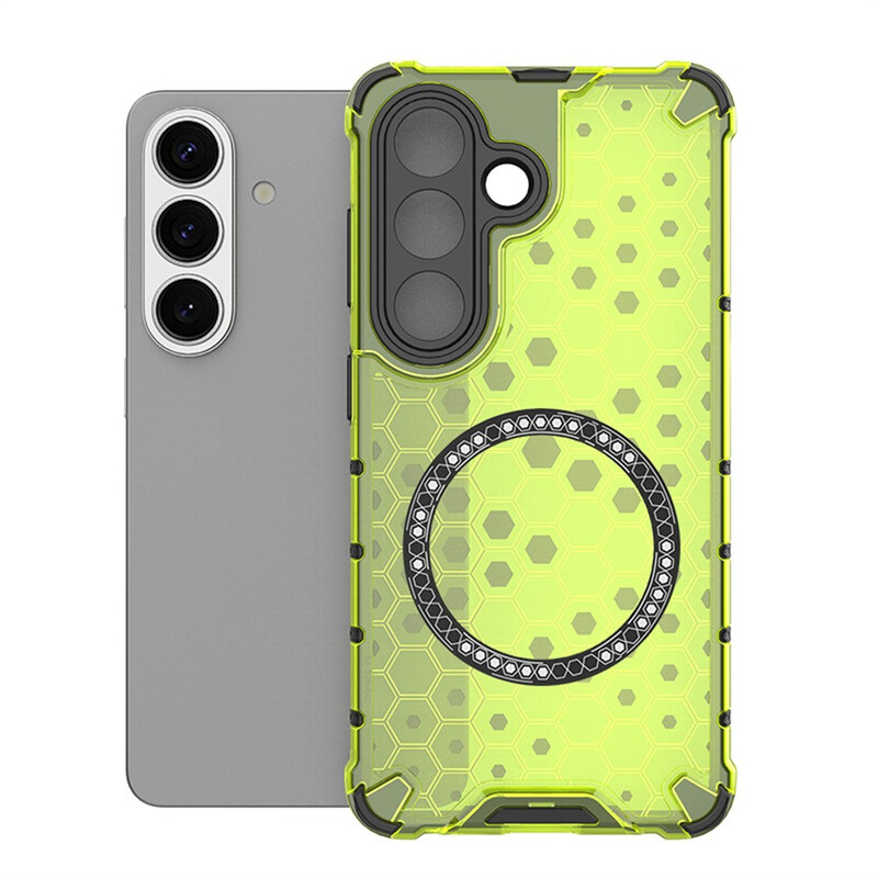 Husa HoneyComb » Samsung S26 Plus (S947), Magnet MagCase, AntiDrop Corners, GREEN
