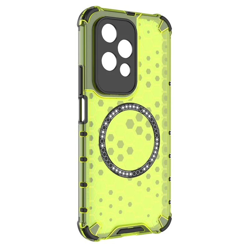 Husa HoneyComb » Honor 200 Lite, Magnet MagCase, AntiDrop Corners, GREEN