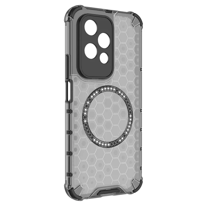 Husa HoneyComb » Honor 200 Lite, Magnet MagCase, AntiDrop Corners, GREY