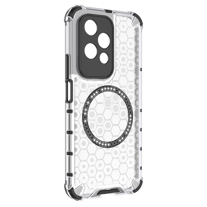 Husa HoneyComb » Honor 400 Lite, Magnet MagCase, AntiDrop Corners, WHITE
