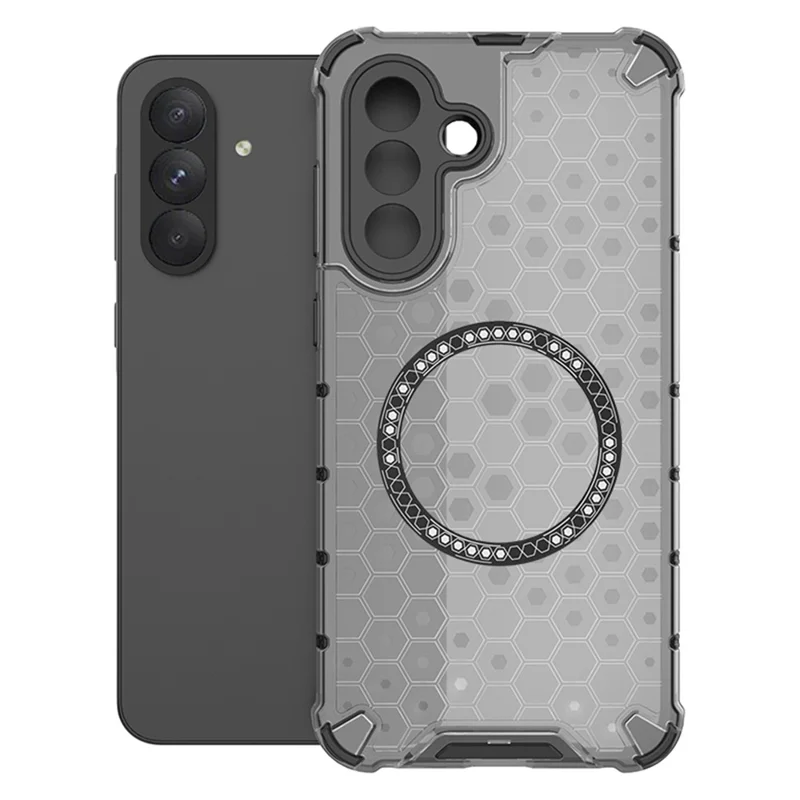 Husa HoneyComb » Samsung A56 (A566), Magnet MagCase, AntiDrop Corners, GREY