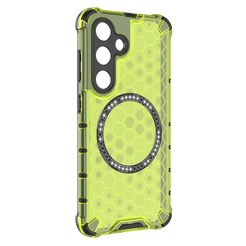 Husa HoneyComb » Samsung S25 (S931), Magnet MagCase, AntiDrop Corners, GREEN