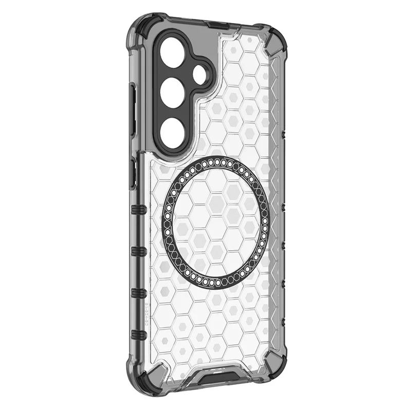 Husa HoneyComb » Samsung S25 Plus (S936), Magnet MagCase, AntiDrop Corners, WHITE