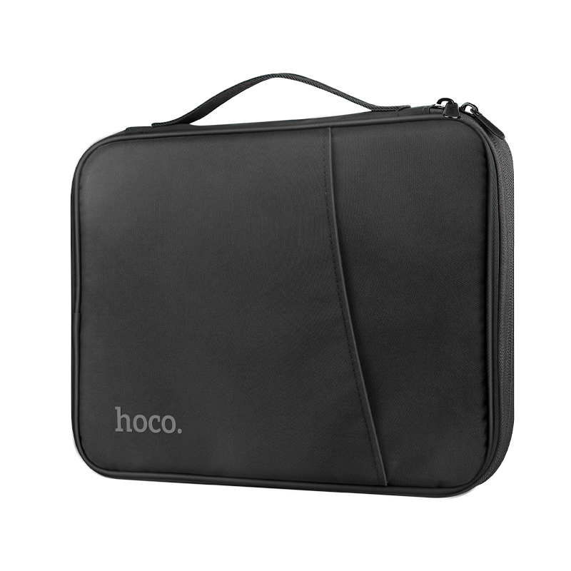 Hoco (GT2) - Geanta pentru laptop 12.9", din material textil, cu microfibra, Simple Series, Black