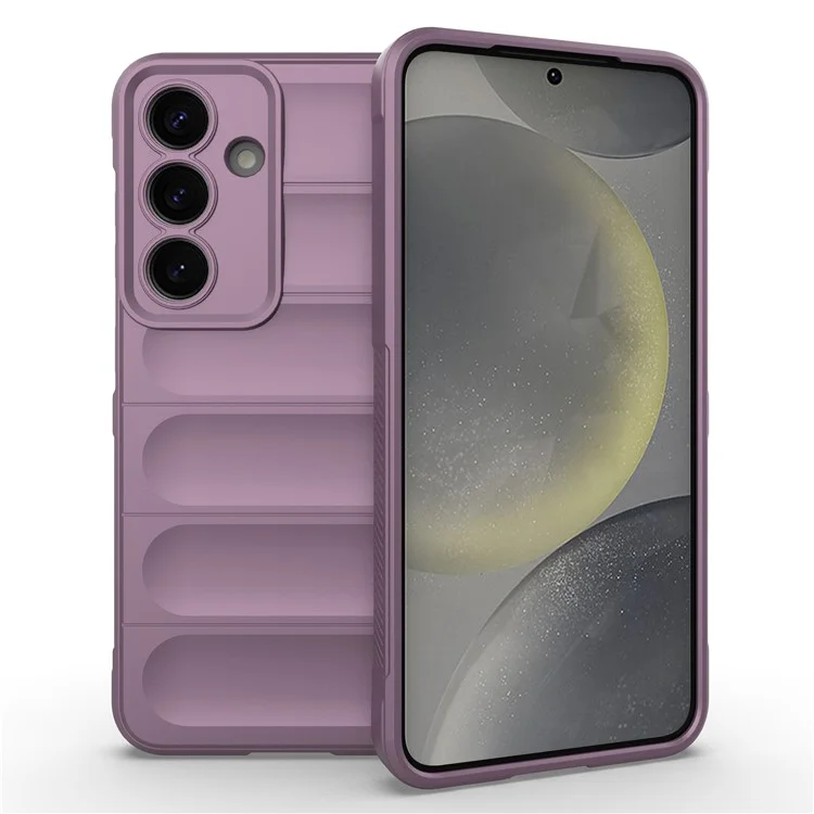 Husa Wave » Xiaomi 15, Microfiber, Grip Anti-Shock, TPU, Light PURPLE