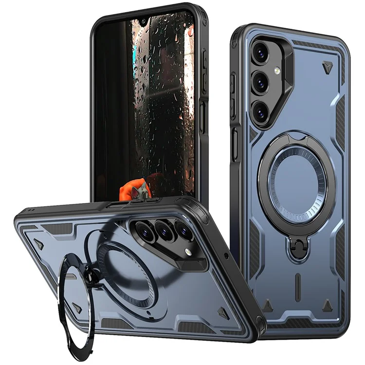 Husa Hybrid Armor » Xiaomi Redmi A5 4G, MagRing, MultiAngle, Blue
