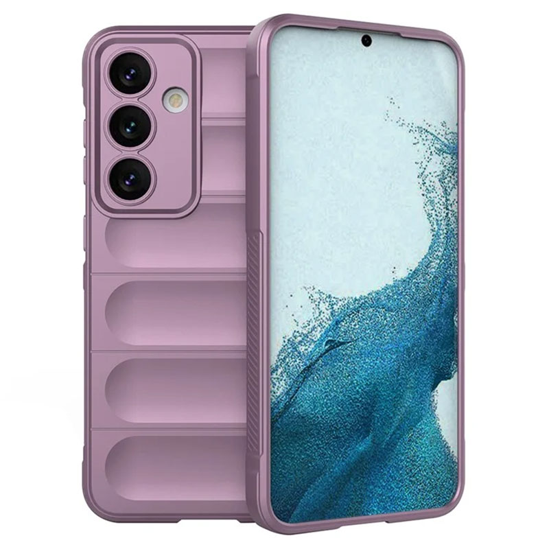 Husa Wave » Samsung A26 (A266), Microfiber, Grip Anti-Shock, TPU, Light PURPLE