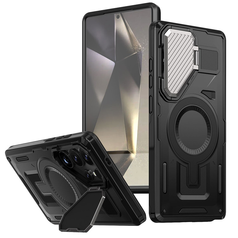 Husa UrbanMag » Samsung S24 FE (S721), Armor MagCase, CamBracket, Black