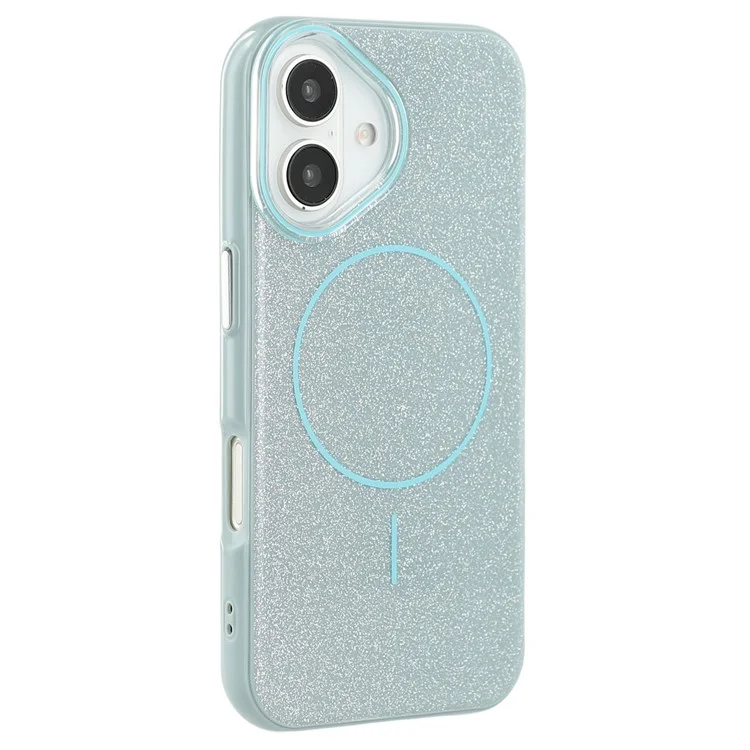 Husa MagGlitter » iPhone 16e, MagCase, PC, Shinny, Green