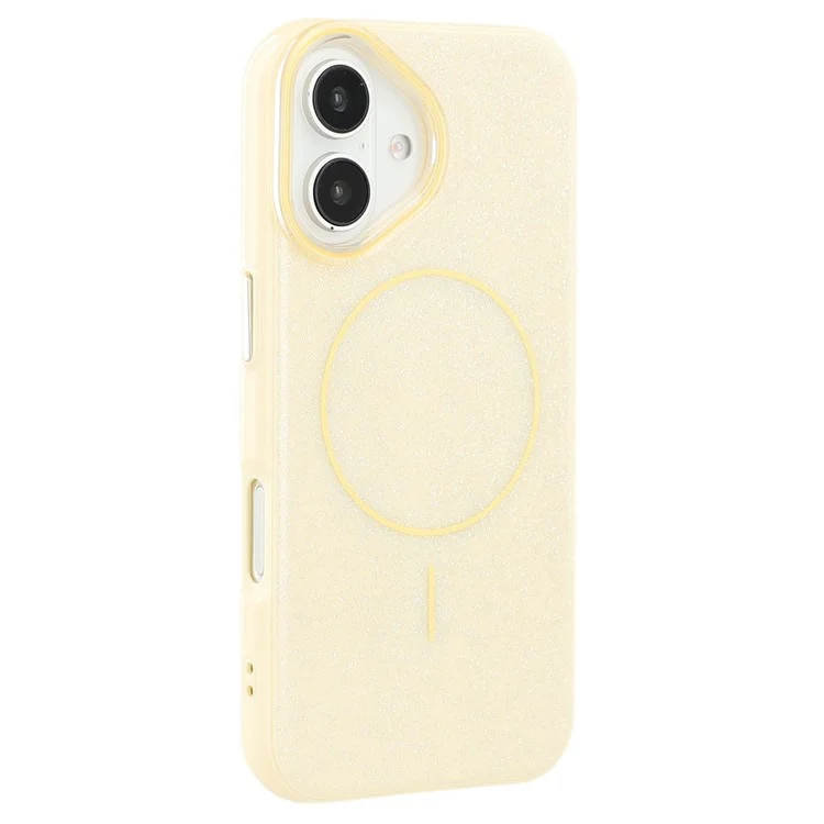 Husa MagGlitter » iPhone 16 Pro, MagCase, PC, Shinny, Yellow