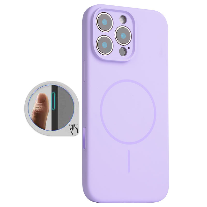Husa MagThin » iPhone 16 Pro Max, SoftTouch, Camera Control, TPU, Light Purple