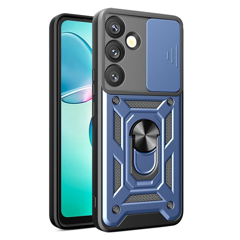 Husa Armor » Samsung S26 Plus (S947), CamSlide, Ring Stand, BLUE