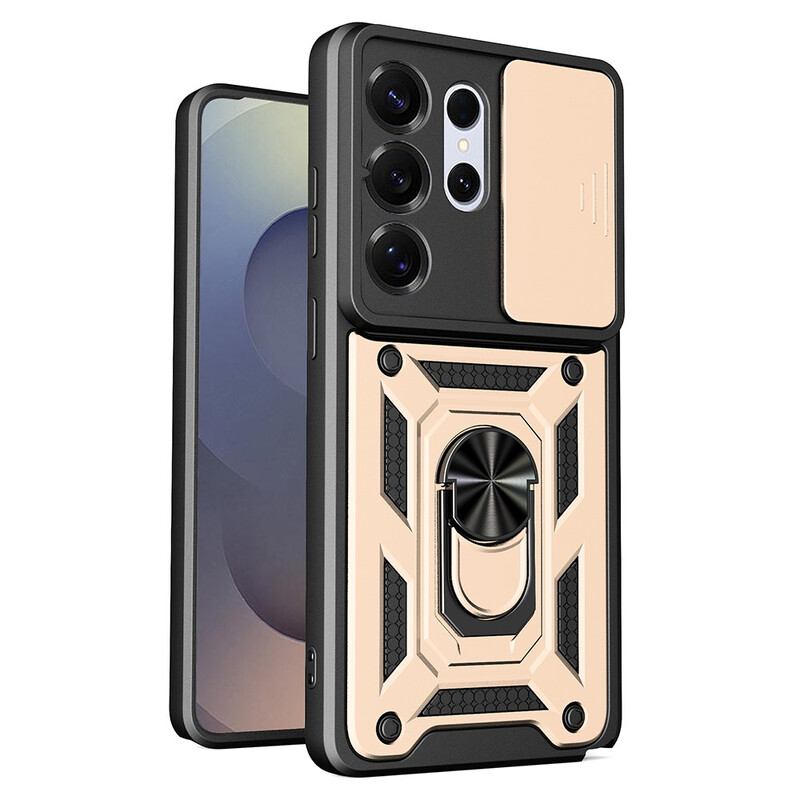 Husa Armor » Samsung S26 Ultra (S948), CamSlide, Ring Stand, GOLD