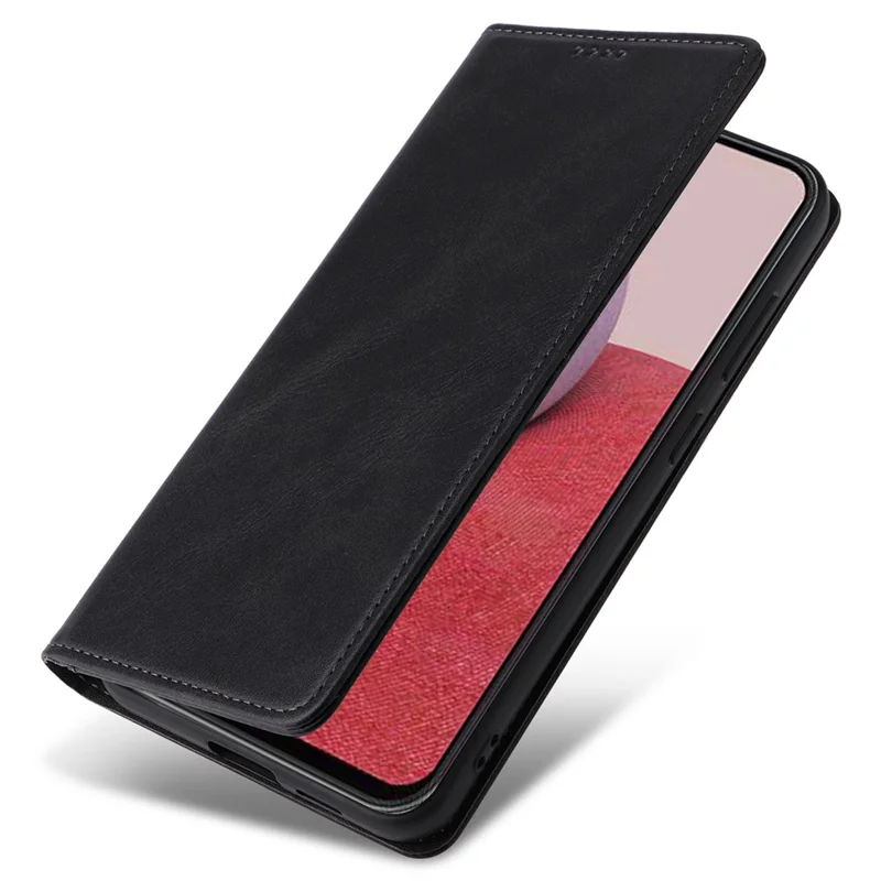 Husa Flip Leather » Motorola Moto G06, Deluxe, Magnetic Wallet, BLACK