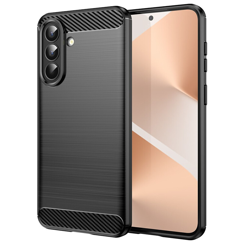 Husa Brush » Samsung A17 (A176), TPU, Metall Look, BLACK