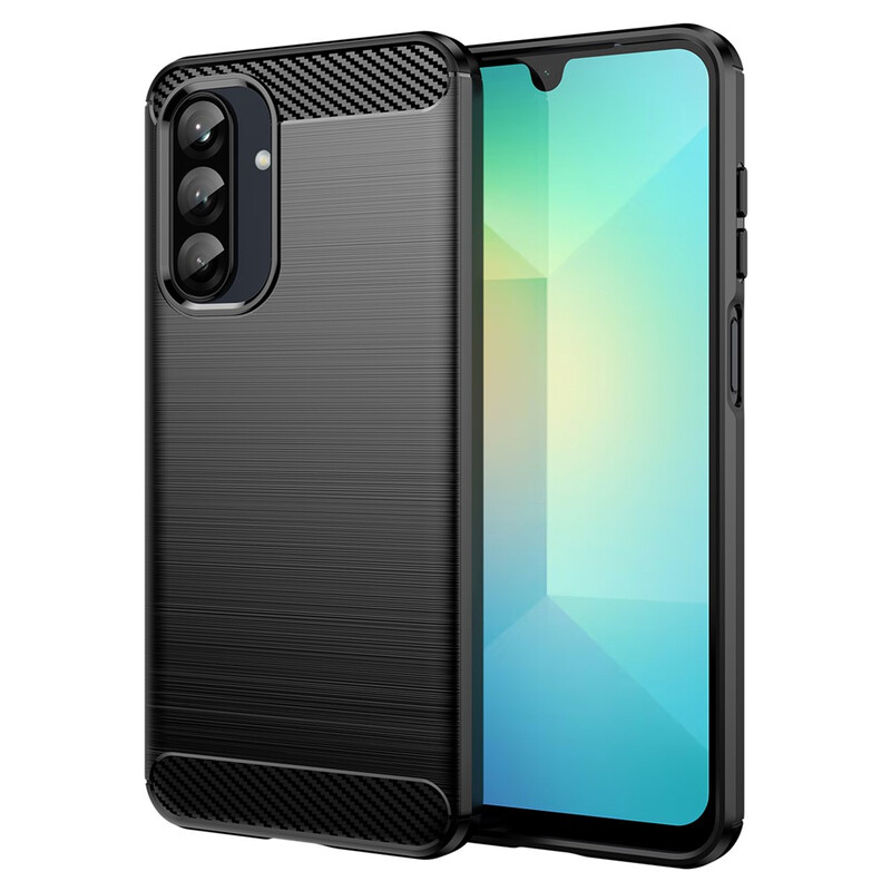 Husa Brush » Samsung A36 (A366), TPU, Metall Look, BLACK