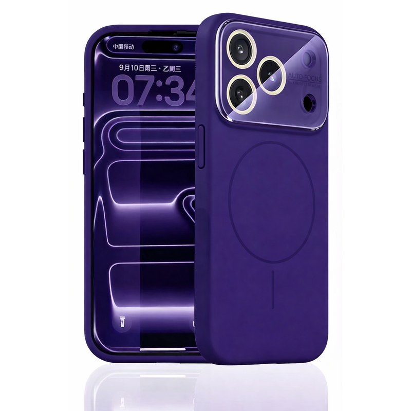 Husa MagConverse » iPhone 14 Pro Max, SoftThin, Magnetic, FlexiCase, PURPLE