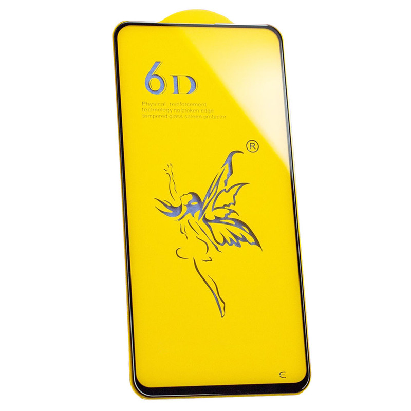 Fairy » Clear » Folie iPhone 16 Pro Max - 6D Full Cover, frame BLACK