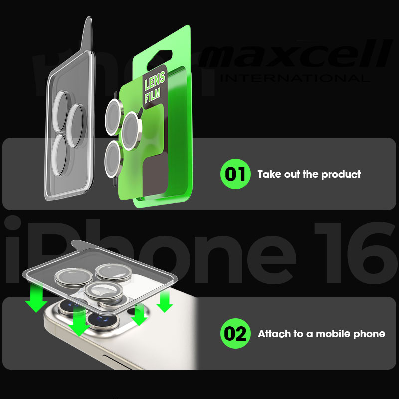 MX » Folie Camere » iPhone 15 Plus / 15 - AutoAlign, Lens KIT, Blue
