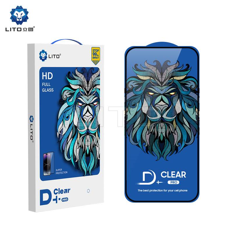 Lito » Folie D+ Pro Clear » iPhone 12 Pro / 12, Black frame
