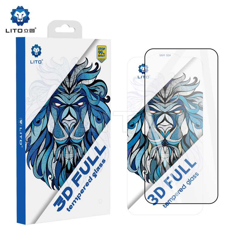 Lito » Folie 2.5D FullGlue » Samsung S21 Plus, FullGlass 9H, Clear/Black
