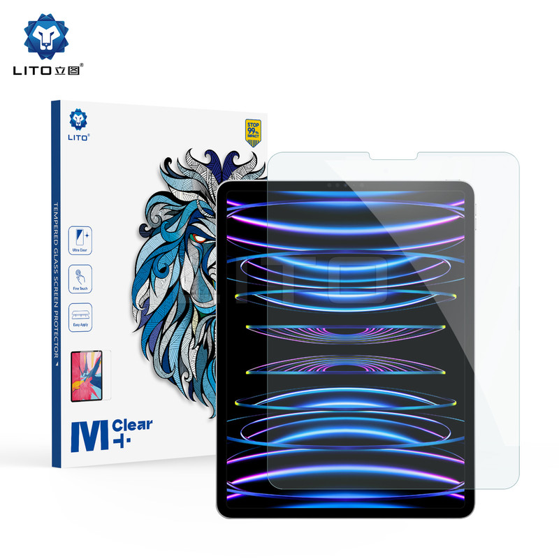 Lito » Folie Max Clear » iPad 12.9 (2019) (2018-2022) - Flat HD Glass Classic