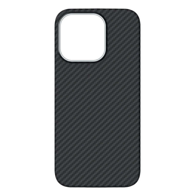Husa Kevlar » iPhone 16 Pro Max, Aramid Fiber, MagSafe UltraThin, Black [M]