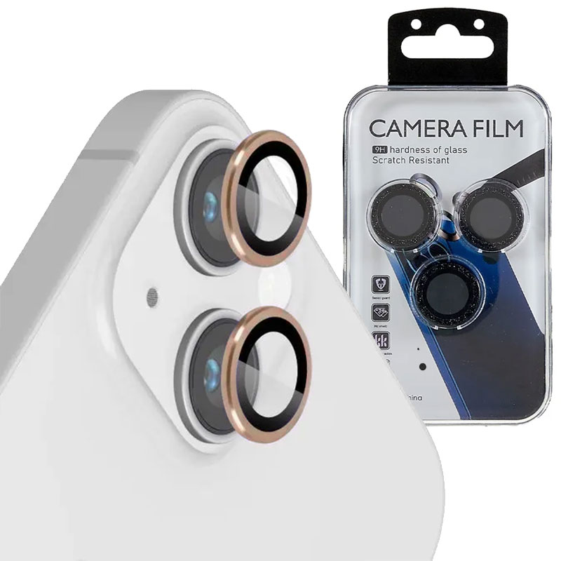 MX » Folie Camere » iPhone 15 Plus / 15 - Lens KIT, Rose Gold