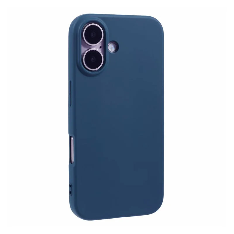Husa Soft » iPhone 16 Plus, MicroFiber, TPU, Navy Blue