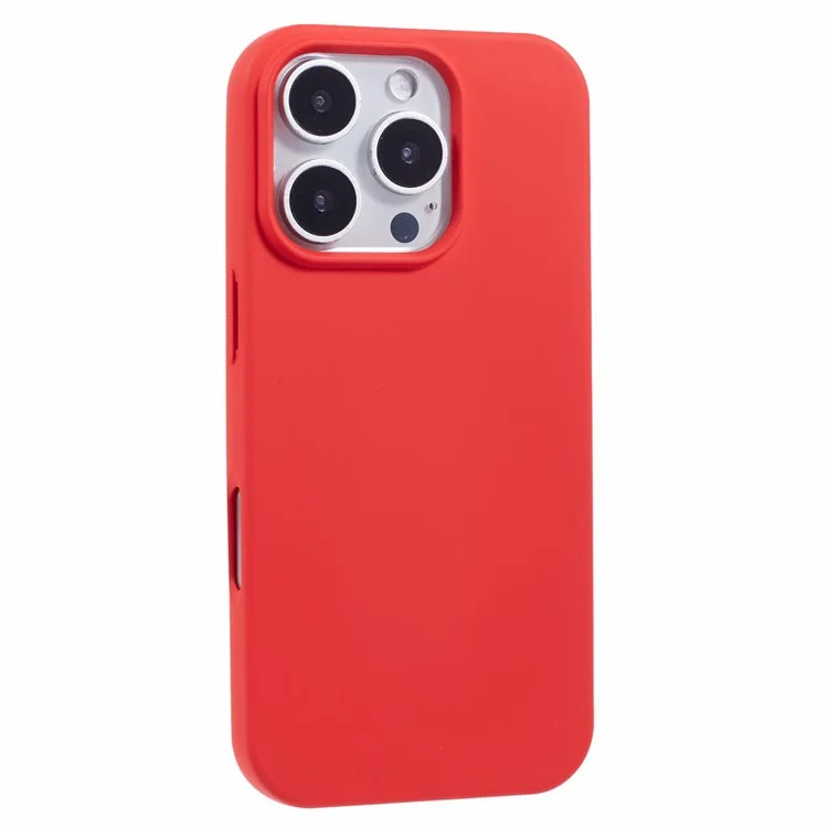 Husa Soft » iPhone 16 Pro, MicroFiber, TPU, Pure RED
