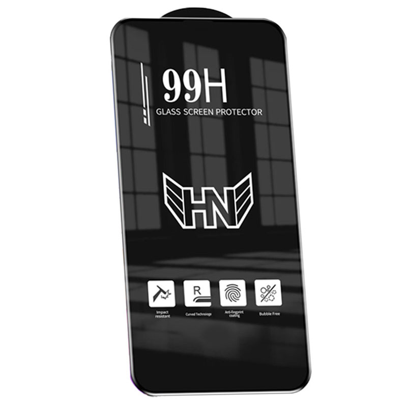 99H » Clear » Folie iPhone 16 Pro Max » 3D Full Glass, frame BLACK