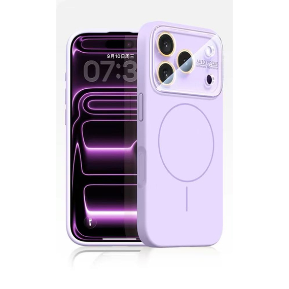 Husa MagConverse » iPhone 16 Pro, SoftThin, Magnetic, FlexiCase, LILAC