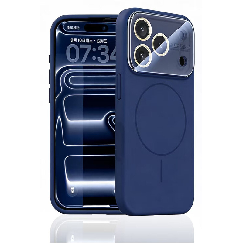 Husa MagConverse » iPhone 17, SoftThin, Magnetic, FlexiCase, BLUE