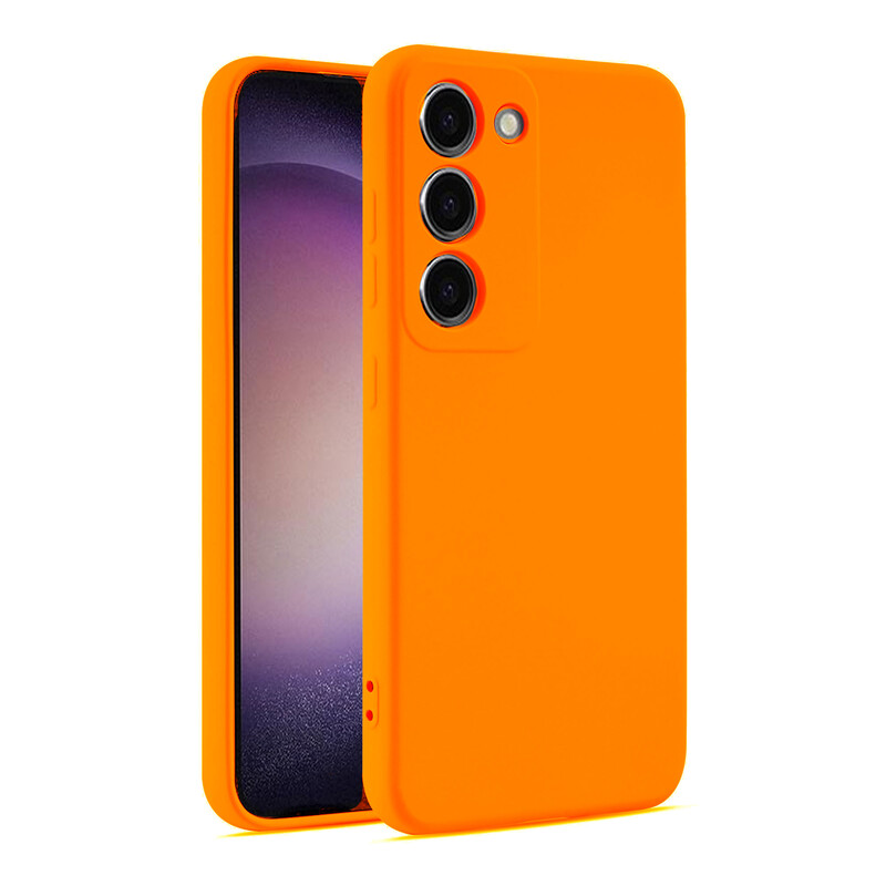 Husa Soft » Samsung A15 (A156), MicroFiber, TPU, Neon ORANGE