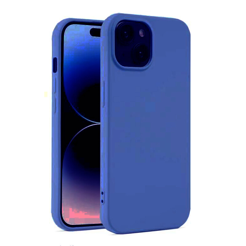 Husa Soft » iPhone 12 Pro Max, MicroFiber, TPU, Navy Blue