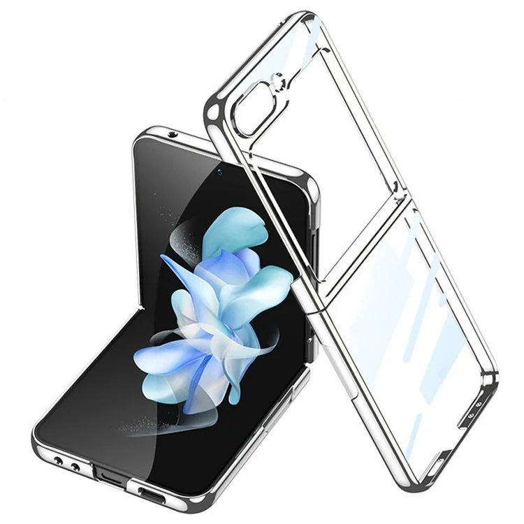 Husa Chrome » Samsung Z Flip6 (F741), Plastic Thin, Crystal, Silver