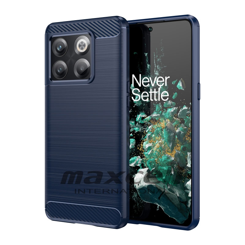 Husa Brush » Samsung A35 (A356), TPU, Metall Look, Blue
