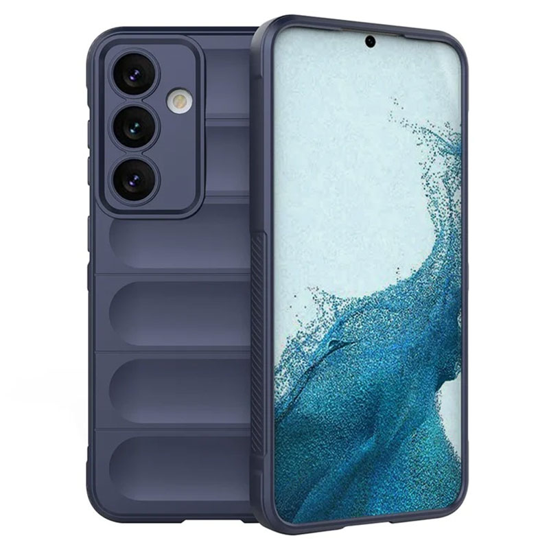 Husa Wave - Honor X7 - Grip Microfiber, ShockProof, Navy Blue
