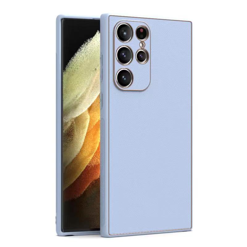 Husa Yolo, Samsung A33 (A336), Eco-Leather, TPU Edge, Sky Blue