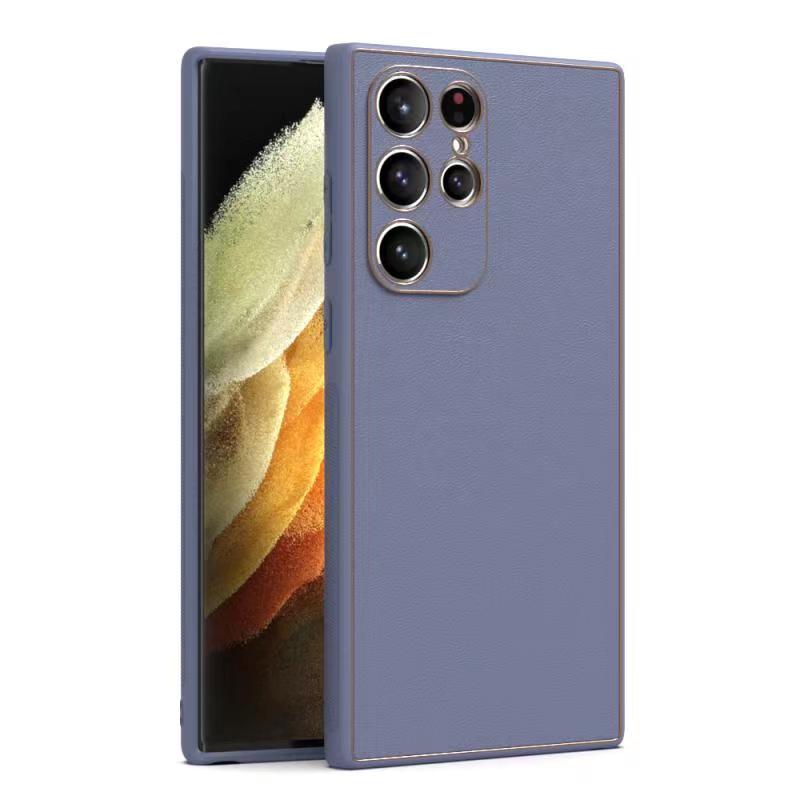Husa Yolo, Samsung A33 (A336), Eco-Leather, TPU Edge, Lila