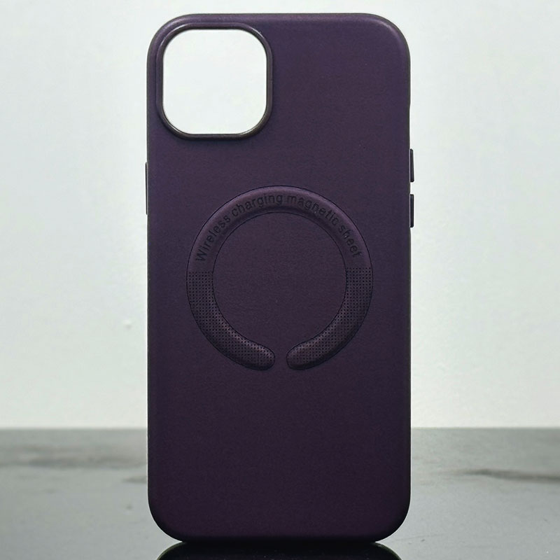 Husa Kraft » iPhone 15 Pro, MagCase, Eco-Leather, Purple