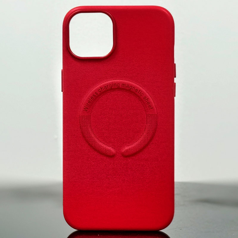Husa Kraft » iPhone 14 Pro, cu MagSafe, Eco-Leather, Red