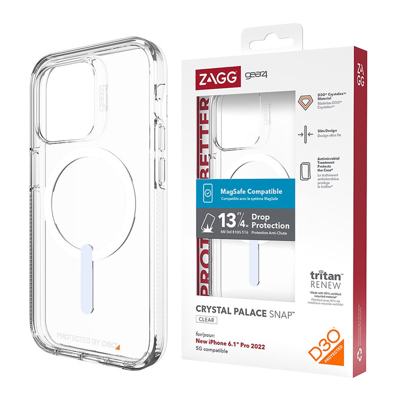 Husa gear4 » iPhone 15 Plus, ShockProof cu MagSafe, Clear
