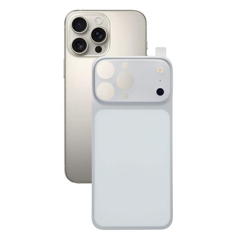 MX » Folie Spate S17 » iPhone 15 Pro, Full Cover, Transform Seria 17, FullGlue » SILVER