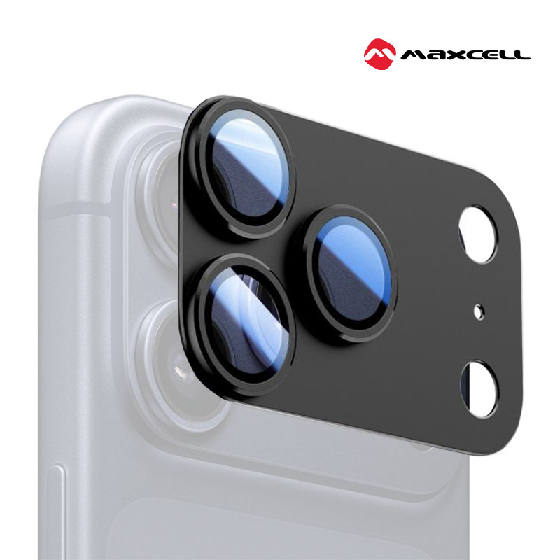 MXC » Folie Camere » iPhone 17 Pro - KIT, FullGlue Cover, Metallic » BLACK