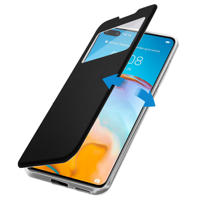 Husa FlipView » Samsung A6 Plus (A605) (2018), Flip S-View, Magnet, Black